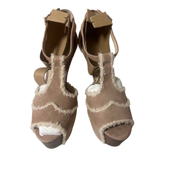 JESSICA SIMPSON DANY3 PLATFORM SANDALS 8 M 38 1/2 - Picture 1 of 11